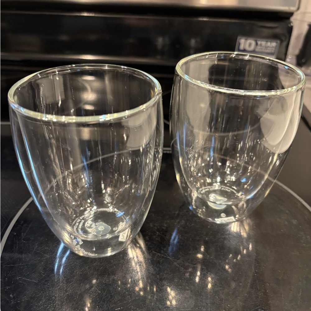 Bodum Transparent Glass Insulated Cups